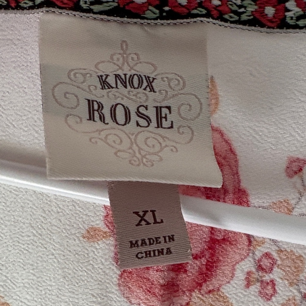 Knox Rose Floral Kimono with Pink and Cream Accents - Picture 2 of 3